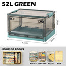 Koala 100L Transparent Foldable Storage Box with Wheels Made by Premium Quality Material