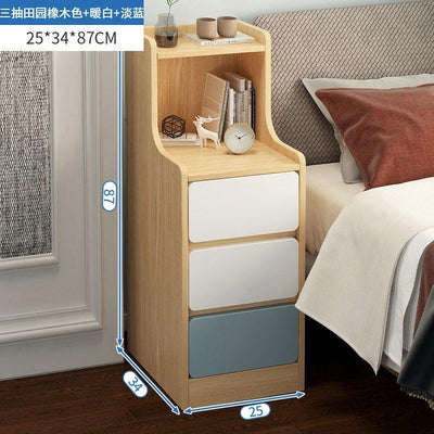 Bedside Cabinets with Drawers Furniture Wood Bedside Table Multiple Styles Bedside Table