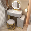 YICHANG Dressing Table With Password Intelligent Fingerprint Lock Cabinet Rock Plate Solid Wood