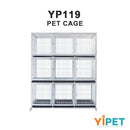 YIPET Three Layer Cat Cage With Partition Pet Multi-layer Breeding Cage Pet Shop Foster Cage