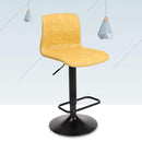 Bar Stool Modern Simple Backrest Lifting Rotary Bar Chair Adjustable Bench PUB / CAFE Metal Base