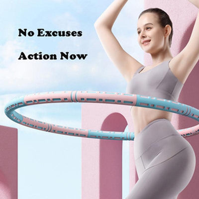 Hula Hoop Sports Removable Stainless Steel Hula Circle Slimming Fitness Exercise Bodybuilding Yoga