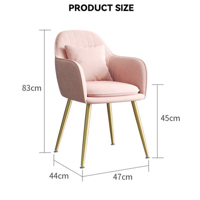 Nordic Dining Chair Makeup Soft Cushion Computer Chair Home Restaurant Backrest Stool