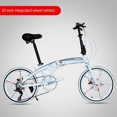 Hito 20 / 22 inch folding bicycle super light carrying aluminum alloy variable speed bicycle for men