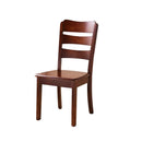 BEIMU Solid Wooden Dining Chair Family Hotel Restaurant Chair Log Chair