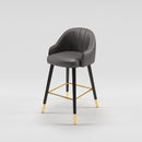 Bar Chair Modern Simple Light Luxury Household Bar Stool Thickened Iron Back Chair Comfortable Soft