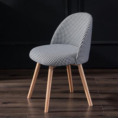 PU/Flannel/Fabric Dining Chair Net Red Chair Home Makeup Chair Bedroom Leisure Chair Nail Art Stool