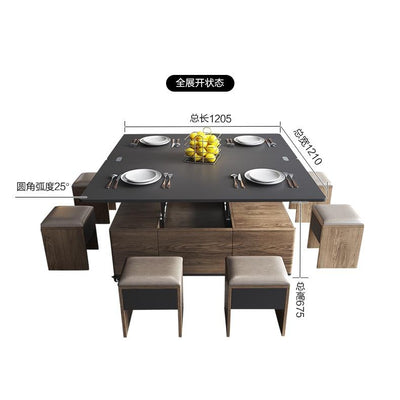 AUSITUR Lifting Coffee Table Living Room Multifunctional Coffee Table Small Apartment Folding Lift