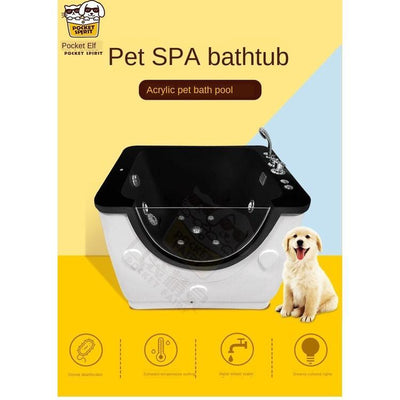 Pazazz Dog Bathtub Pet Store Machine Acrylic Basin Massage Pool