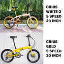 Hot Sale Crius Foldable Bicycle Shimano 11 Speed 20 Inch Bicycle Velocity Aluminum Alloy Frame Disc