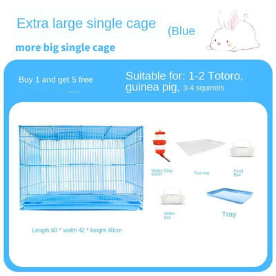 Pet House Household Dog Cat Bunny Nest Large House Rabbit Cage Villa Eazy Cleaning