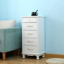 Seamless Solid Wood Storage Bedroom Simple Bedside Table Ultra Narrow-band Door Chest of Drawers