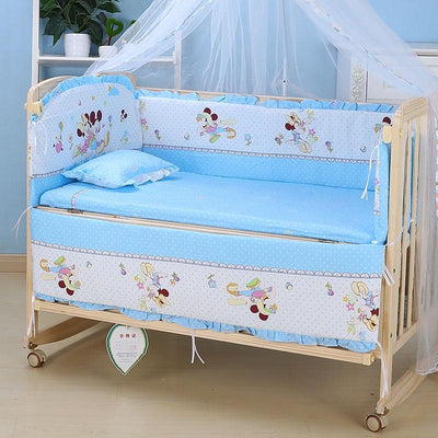 Crib Solid Wood Baby Bed Lacquerless Baby Cradle Foldable Multifunctional Desk Mobile Portable