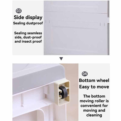 Slim Cabinet SY / Plastic Storage Drawers / Kitchen Organizer Shelf Rack 25 / 35cm Multi-layer