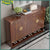 (YIGLE)New Chinese Shoe Cabinet at Home Door Partition Cabinet Chinese Cabinet Large-capacity Solid