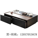 Simple Coffee Table Black Oak Grain Can Lift Coffee Table Large And Small Living Room Storage Can Be