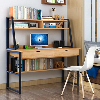 Computer Modern Office Simple Bookshelf Desk Combination Bedroom Small Table