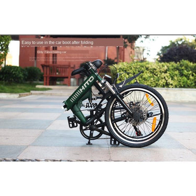 Hito 20 inch disc brake folding bike mountain bike shockproof male and female variable speed student