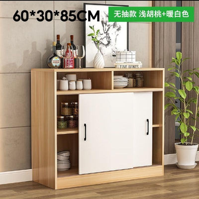 Zxd 【In Stock】Kitchen Cabinet Sideboard Sliding Door Balcony Kitchen Storage Bay Window Storage