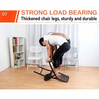 Foldable Chair Family Dining Chair Student Dormitory Armchair Simple Conference Stool Portable