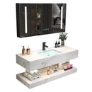 Modern Simple Bathroom Cabinet Combination Bathroom Set Bathroom Marble Wash Stand Wash Basin Wash