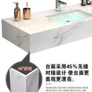 Zcm Modern Simple Bathroom Cabinet Combination Bathroom Set Bathroom Marble Wash Stand Wash Basin