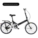 Folding 20-inch Adult Male Female Youth Student Shock Absorption Variable Speed Bicycle Small and