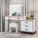 SENBIJU Internet Dresser Bedroom Modern Simple Celebrity Ins Style Makeup Table Small Apartment