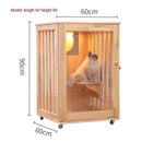 Cat Cage Villa Double-decker Three-story Display Cabinet Solid Wood Pet House