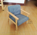 Fart mom INS Nordic solid wood stool small sofa children's room kindergarten decoration baby photo