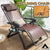 Reclining Chair Foldable Chair Rattan Upholstery Chair Folding Lunch Break Armchair Rattan Chair Nap