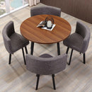 Nordic Simple Table Chair Combination Reception Table Conference Room Office Leisure Small Round