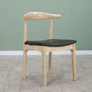 Solid Wood Horn Nordic Household Wooden Stool Backrest Chair Desk Log Dining Table Combination