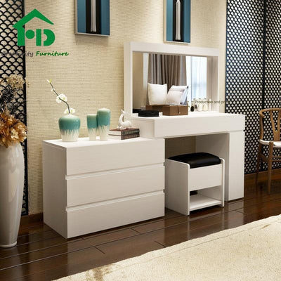 Dressing Table Bedroom Dresser Home Makeup Table Collection Cabinet