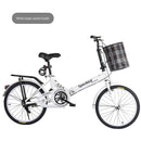 Folding 20-inch Adult Male Female Youth Student Shock Absorption Variable Speed Bicycle Small and