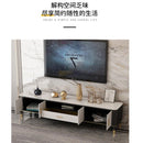 Marble Coffee Table Tv Cabinet Combination Small Family Coffee Table with Lock