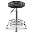 Leather Bar Stool Swivel Chair High Back Lifting Bar Chair Beauty Barber Shop Chair Round Stool With