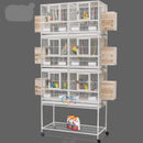 RUNPET Large Bird Cage Parrot Breeding Cage Large Space Birdcage