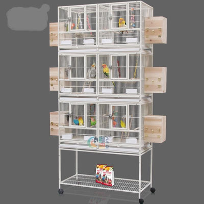 RUNPET Large Bird Cage Parrot Breeding Cage Large Space Birdcage