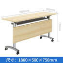 CONSIDER Folding Training Table Removable Splicing Double Long Table Office Desk