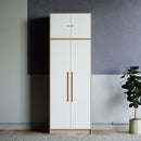 Arper Nordic Wardrobe Home Solid Wood Open Wardrobe Bedroom Large-capacity Locker Children's