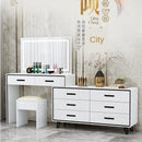 SENBIJU Internet Dresser Bedroom Modern Simple Celebrity Ins Style Makeup Table Small Apartment