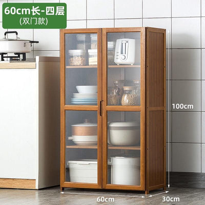 Side cabinet small size kitchen shelf storage cabinet living room wall family small family tea and