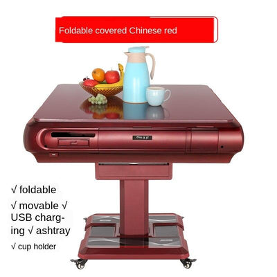 SHANJIE Majiang Table Electric Folding Roller Coaster Machine Dining Dual-purpose Ultra-thin Home