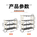 Folding Storage Rack - Kitchen Rack Organizer Full Folding Storage Rack Easy To Install Wheels All