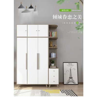 Home Wardrobe Combination Locker Storage Open Wardrobe Large Capacity Bedroom Wardrobe