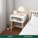 Smart Bedside Table Wireless Charging Bedside Cabinet With USB Sockets And 3-Color Light Chinese