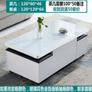 ARPER Foldable Coffee Table Marble Blister Folding Tempered Glass Side Table Household Dining Table