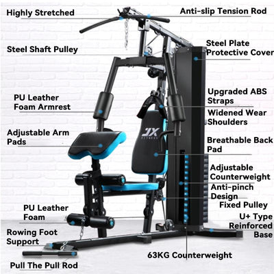 JX Junxia Comprehensive Training Device Multifunctional Household Single Station Large Combined