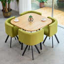 (MUWU) Simple Negotiation Stoic Table and Chair Combination 4 People Leisure Creative Reception Net